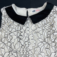 Load image into Gallery viewer, Girls H&amp;M, lined floral lace party dress, FUC, size 8, L: 60cm