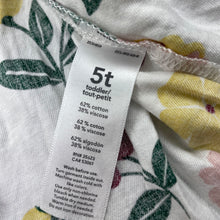 Load image into Gallery viewer, Girls Carters, floral lightweight long sleeve top, EUC, size 5,  