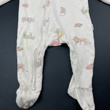 Load image into Gallery viewer, unisex Toshi, soft cotton zip coverall / romper, GUC, size 000,  