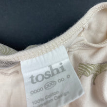 Load image into Gallery viewer, unisex Toshi, soft cotton zip coverall / romper, GUC, size 000,  