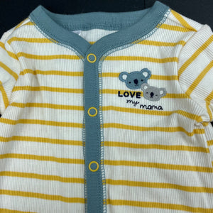 unisex Carters, soft feel stretchy coverall / romper, EUC, size 000,  