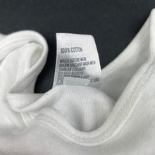 Load image into Gallery viewer, unisex Anko, white cotton bodysuit / romper, GUC, size 2,  