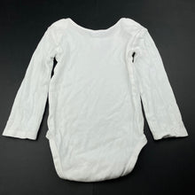 Load image into Gallery viewer, unisex Anko, white cotton bodysuit / romper, GUC, size 2,  