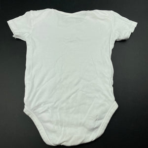 Girls Anko, white cotton bodysuit / romper, GUC, size 2,  