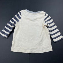 Load image into Gallery viewer, Boys Cotton On, cotton long sleeve t-shirt / top, FUC, size 000,  