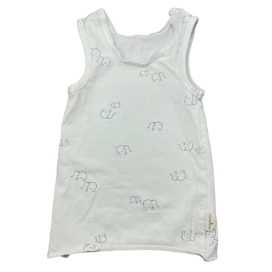 unisex Anko, organic cotton blend singlet top, GUC, size 0,  