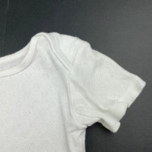 Load image into Gallery viewer, Girls Anko, white pointelle cotton bodysuit / romper, GUC, size 2,  