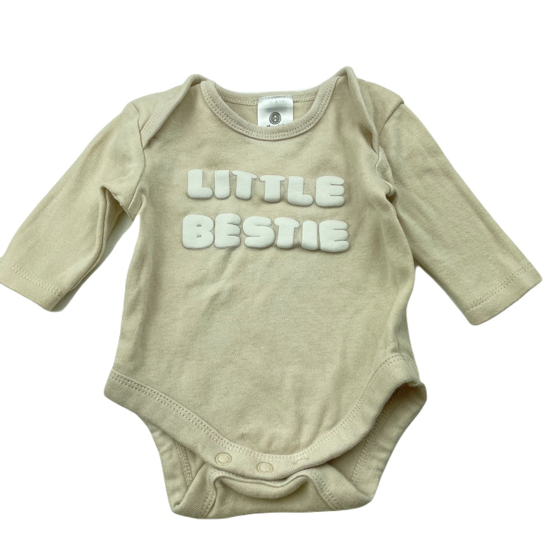 unisex Dymples, cotton bodysuit / romper, GUC, size 0000,  