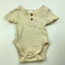 Load image into Gallery viewer, unisex Dymples, ribbed cotton bodysuit / romper, EUC, size 00000,  