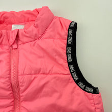 Load image into Gallery viewer, Girls Bonds, pink puffer vest / jacket, small mark right chest, FUC, size 0,  