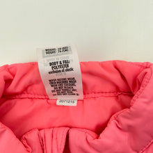 Load image into Gallery viewer, Girls Bonds, pink puffer vest / jacket, small mark right chest, FUC, size 0,  