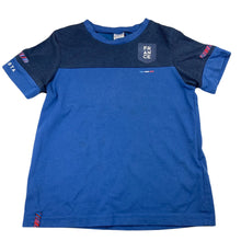 Load image into Gallery viewer, Boys Decathlon, blue t-shirt / top, France, FUC, size 6,  