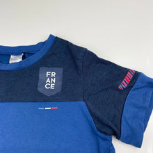 Load image into Gallery viewer, Boys Decathlon, blue t-shirt / top, France, FUC, size 6,  