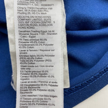 Load image into Gallery viewer, Boys Decathlon, blue t-shirt / top, France, FUC, size 6,  