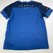 Load image into Gallery viewer, Boys Decathlon, blue t-shirt / top, France, FUC, size 6,  