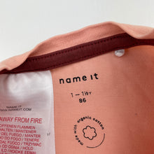 Load image into Gallery viewer, Girls Name It, organic cotton blend long sleeve top, FUC, size 1,  