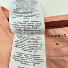 Load image into Gallery viewer, Girls Name It, organic cotton blend long sleeve top, FUC, size 1,  