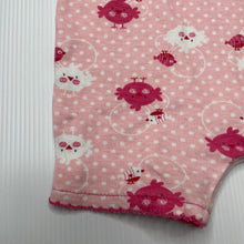 Load image into Gallery viewer, Girls Plum Precious, pink cotton romper, birds, FUC, size 000,  