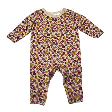 Girls Cotton On, stretchy floral romper, EUC, size 00,  