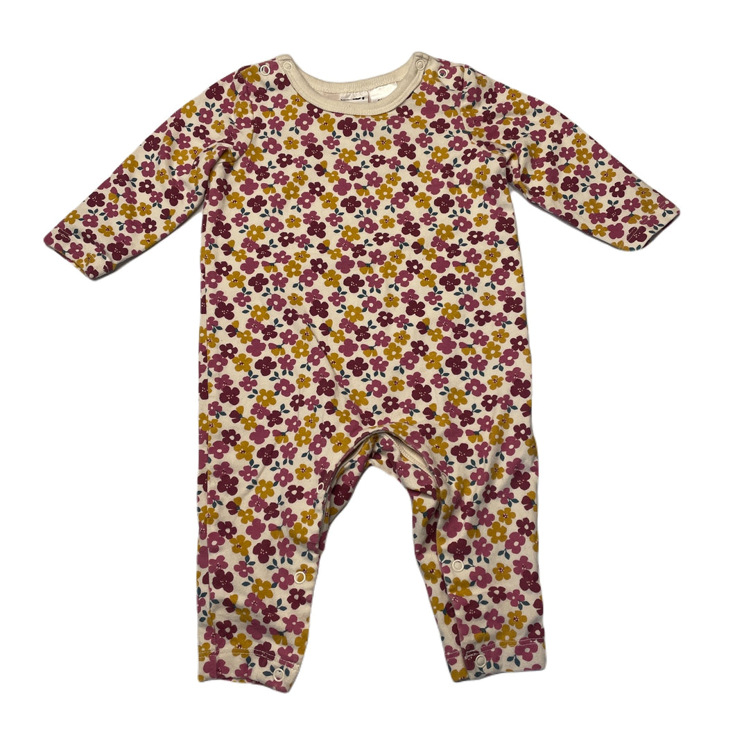Girls Cotton On, stretchy floral romper, EUC, size 00,  