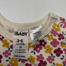 Load image into Gallery viewer, Girls Cotton On, stretchy floral romper, EUC, size 00,  