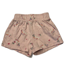 Load image into Gallery viewer, Girls Anko, pink cotton shorts, unicorns, EUC, size 2,  