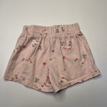 Load image into Gallery viewer, Girls Anko, pink cotton shorts, unicorns, EUC, size 2,  