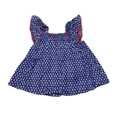 Girls Target, embroidered lightweight cotton top, GUC, size 0,  