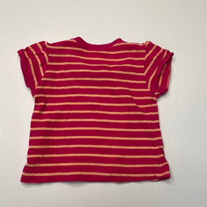 Girls Dymples, striped cotton t-shirt / top, GUC, size 000,  
