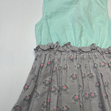 Load image into Gallery viewer, Girls Country Road, spliced lightweight cotton dress, light mark lower skirt, FUC, size 0, L: 41cm