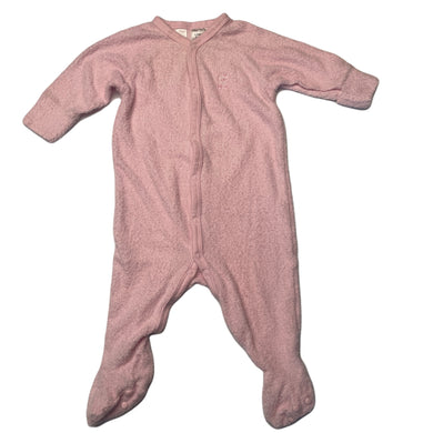 Girls Dymples, pink terry coverall / romper, FUC, size 00,  