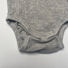 Load image into Gallery viewer, unisex H&amp;M, ribbed stretchy bodysuit / romper, EUC, size 000,  