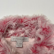 Load image into Gallery viewer, Girls Pumpkin Patch, cotton lined faux fur jacket / coat, EUC, size 0,  