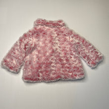Load image into Gallery viewer, Girls Pumpkin Patch, cotton lined faux fur jacket / coat, EUC, size 0,  