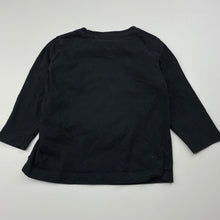 Load image into Gallery viewer, Boys Favourites, black cotton long sleeve top, truck, EUC, size 2,  