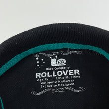 Load image into Gallery viewer, Boys ROLLOVER, black cotton long sleeve polo top, GUC, size 3,  