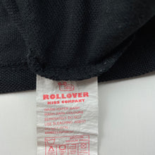 Load image into Gallery viewer, Boys ROLLOVER, black cotton long sleeve polo top, GUC, size 3,  