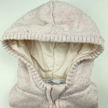 Load image into Gallery viewer, Girls Target, wadded knitted hooded vest, GUC, size 0,  