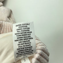 Load image into Gallery viewer, Girls Target, wadded knitted hooded vest, GUC, size 0,  