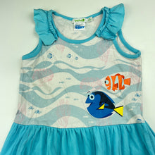 Load image into Gallery viewer, Girls Bossini, Disney Finding Dory party dress, FUC, size 6, L: 59cm