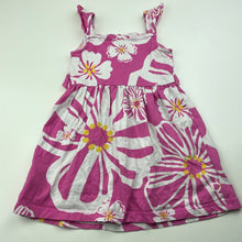 Load image into Gallery viewer, Girls Carters, floral cotton summer dress, GUC, size 2, L: 45cm