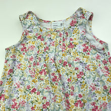 Load image into Gallery viewer, Girls Uniqlo, floral casual summer dress, EUC, size 2, L: 45cm