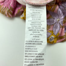 Load image into Gallery viewer, Girls Cotton On, floral metallic stripe jumpsuit, EUC, size 2,  