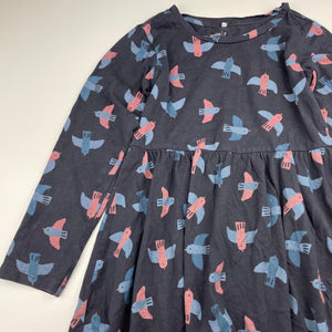 Girls Anko, cotton casual dress, wash fade, FUC, size 7, L: 56cm