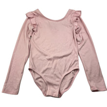 Load image into Gallery viewer, Girls Target, pink ribbed ruffle bodysuit, EUC, size 6,  