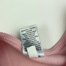 Load image into Gallery viewer, Girls Target, pink ribbed ruffle bodysuit, EUC, size 6,  