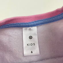 Load image into Gallery viewer, Girls Target, fleece lined sweater / jumper, light marks on front, FUC, size 6,  