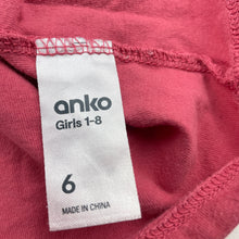 Load image into Gallery viewer, Girls Anko, cotton long sleeve t-shirt / top, FUC, size 6,  