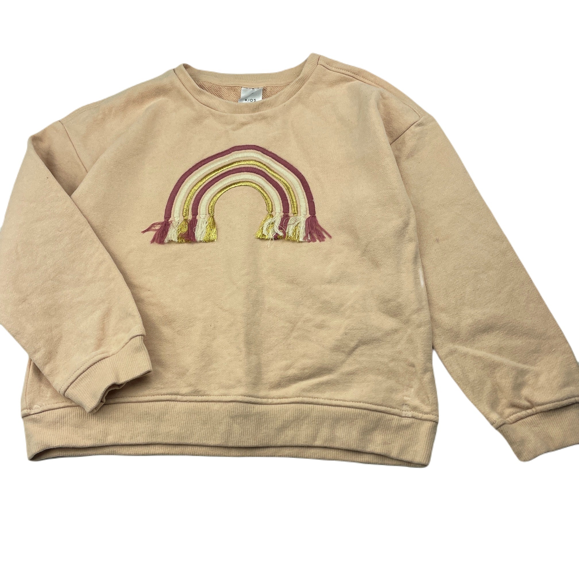 Target, embroidered cotton sweater / jumper, light marks left sleeve, FUC,  size 6, – DaisyChainClothing