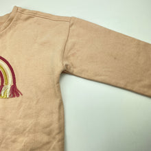 Load image into Gallery viewer, Girls Target, embroidered cotton sweater / jumper, light marks left sleeve, FUC, size 6,  